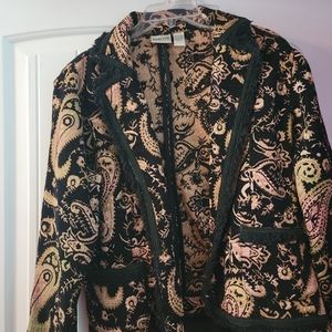 Vintage Chico's paisley jacket